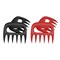 1947Kitchen Professional Meat Chicken Pulling And Shredding Claws, Black and Red, 2PK BUN-2-MSGC-RED-BLA-736 - alternate 1